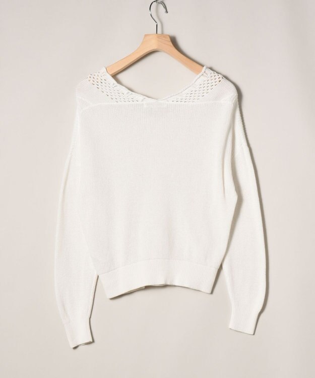 ONWARD Reuse Park 【組曲】ニット春夏 ホワイト