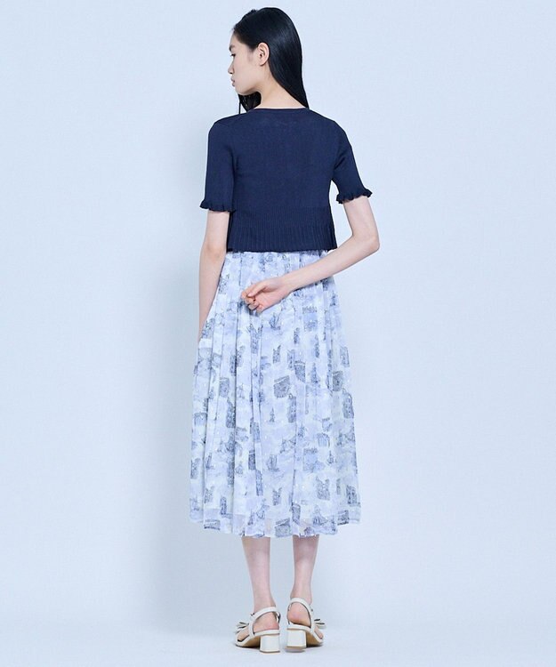 TOCCA HALF SLEEVE AJISAI ボレロ ネイビー系