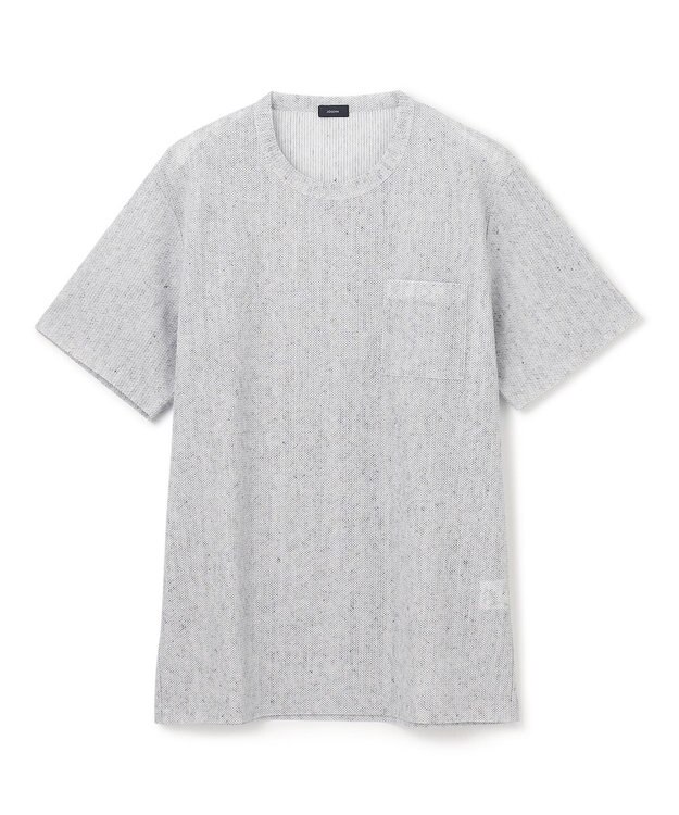 JOSEPH HOMME リネンドビージャージー　クルーネックTシャツ ライトグレー系