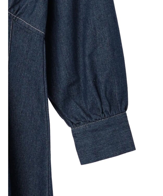 Green Parks ・ＥＬＥＮＣＡＲＥ　ＤＵＥウエストタックデニムワンピース Indigo