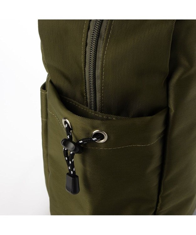 UNBILLION カシュカシュ cachecache / ナイロンボストントートバッグ カーキ