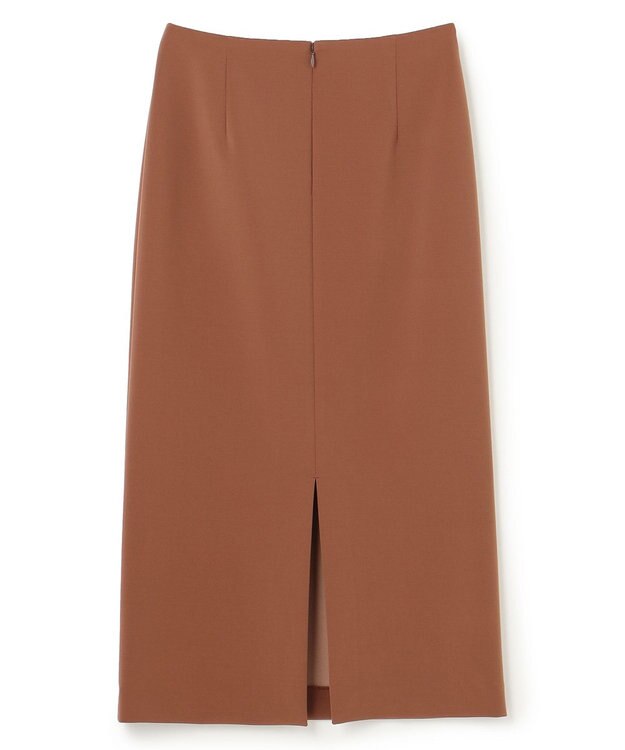 BEIGE， 【洗える】ALTHEA / ダンボールジャージーハイウエストIラインスカート Brown