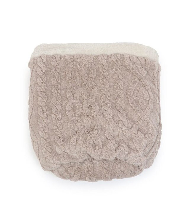 PET PARADISE ペットパラダイス 筒形寝袋 遠赤外線 《アラン柄》 35cm×50cm アラン柄