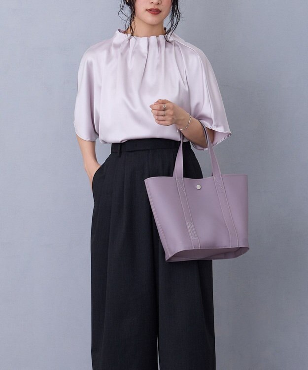 MioFIRANO DOOR J001 ハンドバッグ PURPLE