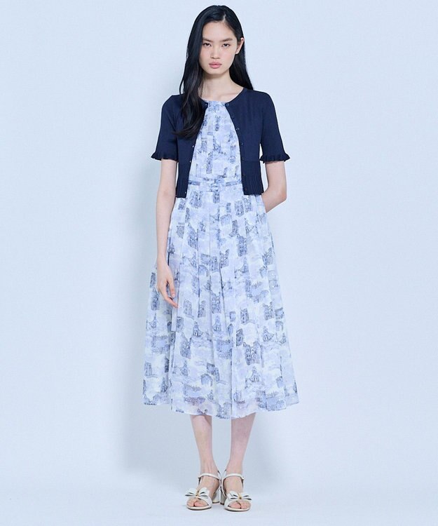 TOCCA HALF SLEEVE AJISAI ボレロ ネイビー系