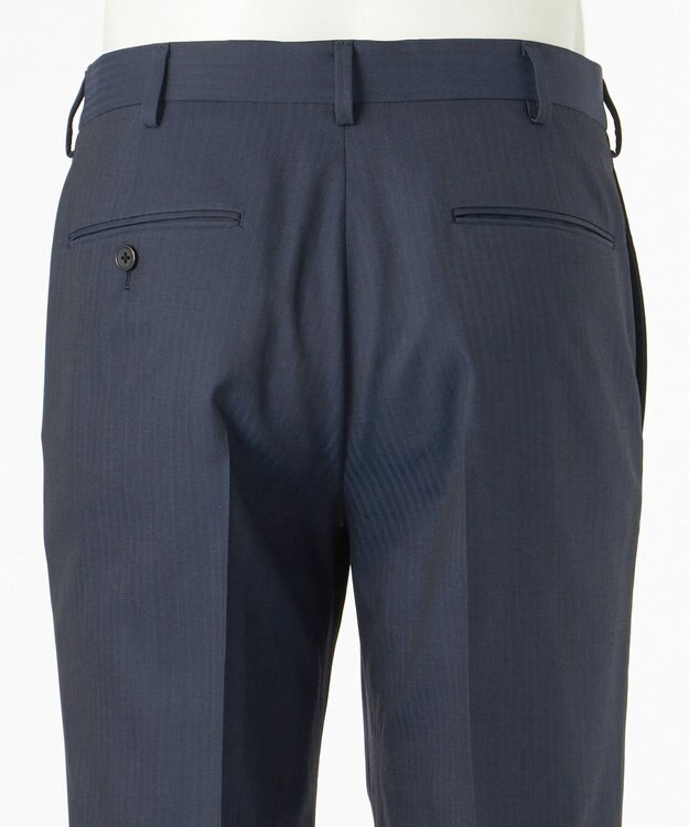 J.PRESS MEN 【ESSENTIAL CLOTHING】インディゴルック マイクロヘリンボーン スーツ ダルブルー系1