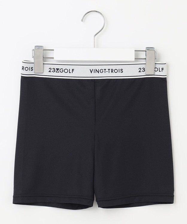 23区GOLF 安心アイテム【WOMEN】インナー スパッツ ブラック系