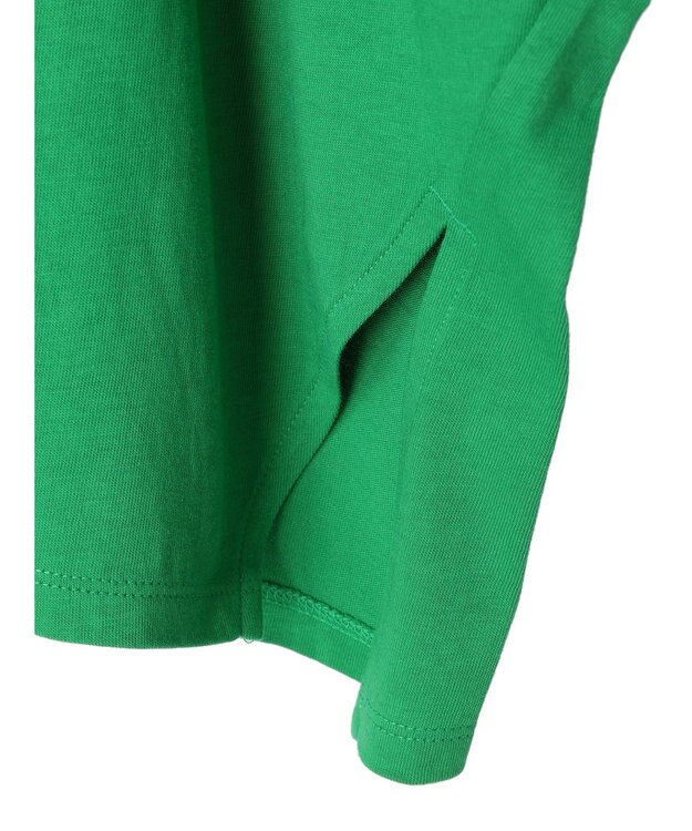 Green Parks ドルマンカット５分袖プルオーバー Green