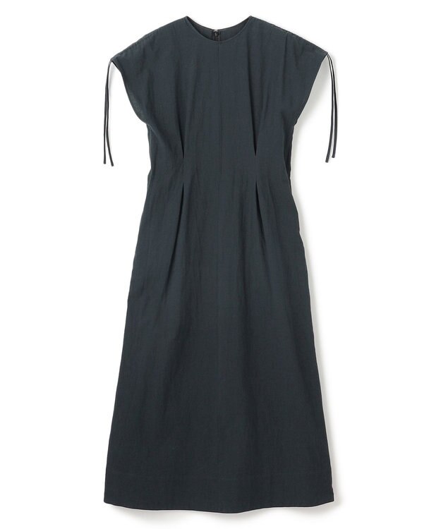 uncrave コットンリネンボイル フレアワンピース ブラック