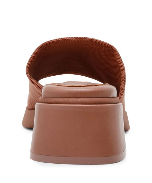 STEVE MADDEN SLIDESTERボリュームソールワンバンドサンダル モカ
