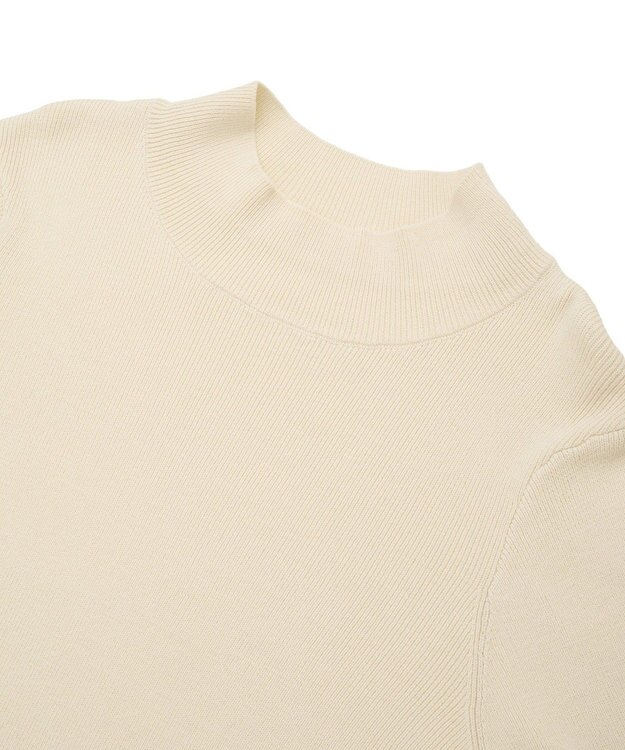 YECCA VECCA 【2点SET】刺繍レースキャミセットハイネックニット Ivory