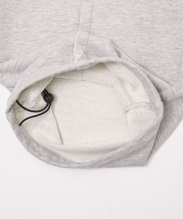 WEGO 【ユニセックス着用ITEM/ウエストゴム/MLサイズ展開】バルーン3Dスウェットパンツ 杢グレー