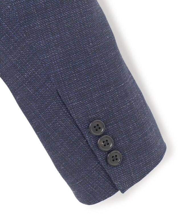 J.PRESS MEN 【NEW STAGE】フレーキーシルクリネン ジャケット ネイビー系