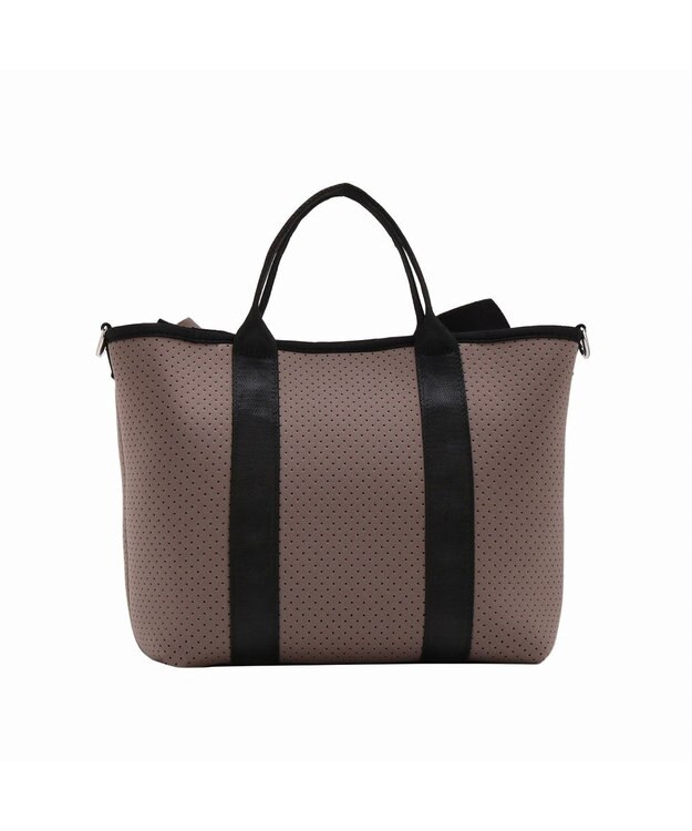 ACE BAGS & LUGGAGE JEWELNA by Jewelna Rose フリルトートバッグ 16205 軽量 2WAY ショルダーバッグ リボン グレージュ