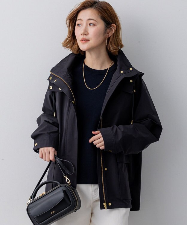 23区 【先行予約】マットエアリータフタ 2WAY ブルゾン ネイビー系