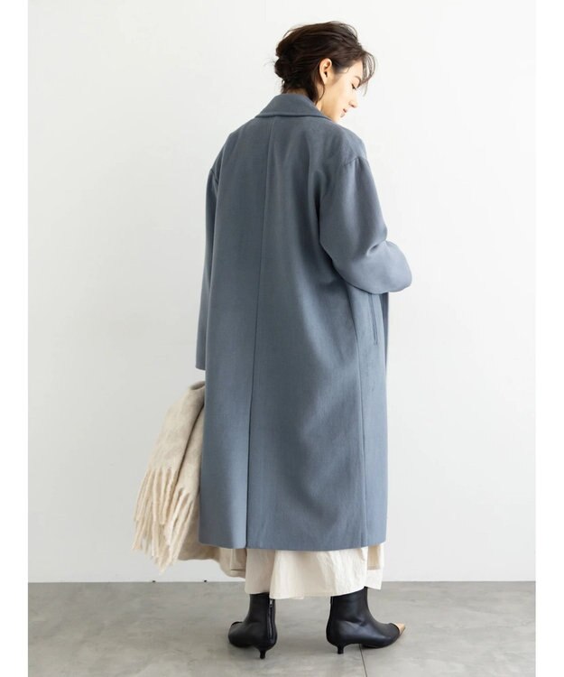 Te chichi チェスターコート ブルー