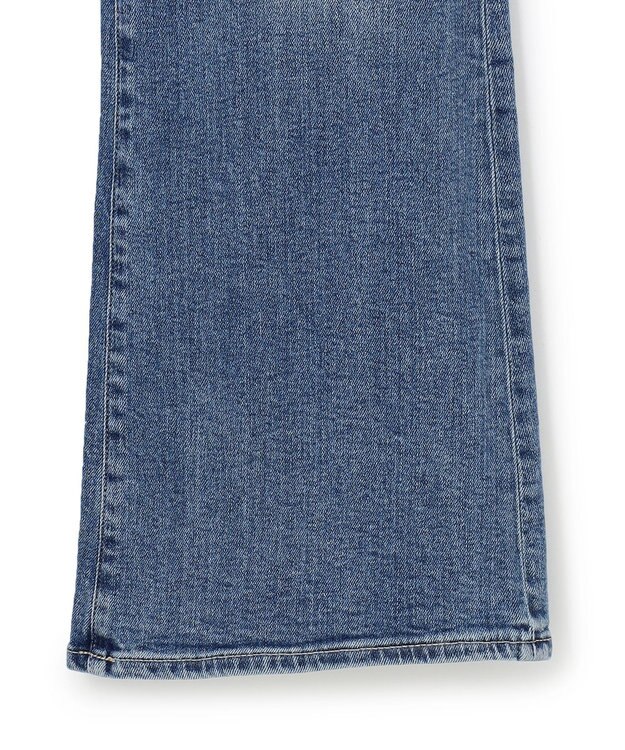 ICB 【ICB×tamachan_style コラボ】スタイルアップ フレアデニム ライトインディゴ系