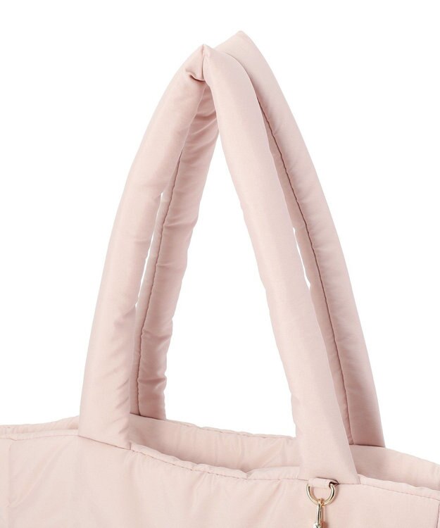 Maison de FLEUR 撥水加工パファーキャリーオントートバッグ Pink