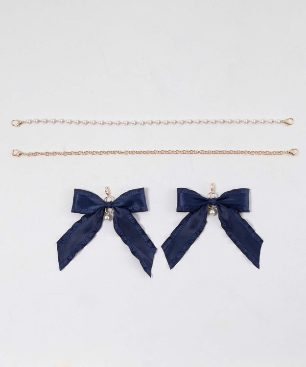 WEGO 【痛バ＆推し活グッズ】きらめきDIYパールチャームセットLL ネイビー