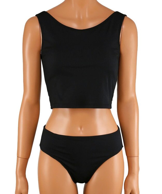 San-ai Resort（三愛水着楽園） 【WEB限定】5点セット キャップ付きUVカットタンキニ+ティアードラッシュセット水着【BeachQueen(ビーチクイーン）】 ベージュ