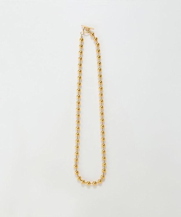 Phoebe 【金属アレルギー対応】ドットラインネックレス　ゴールド/ステンレス ゴールド