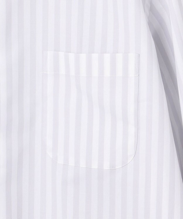 GOTAIRIKU 【形態安定】PREMIUMPLEATS_セミワイドカラー _通年ドレスシャツ(25年秋冬限定色) ブルー系1