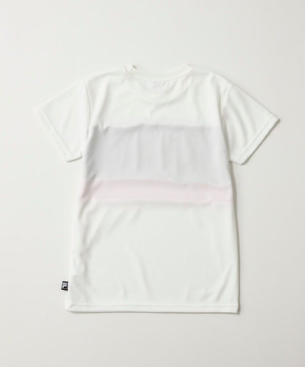 OP／FILA 【FILA】ドライピケ半袖Tシャツ オフホワイト