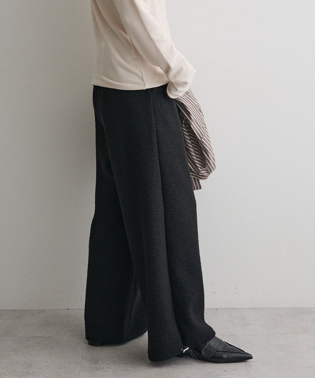 CRAFT STANDARD BOUTIQUE ブークレ風カットソーパンツ Beige