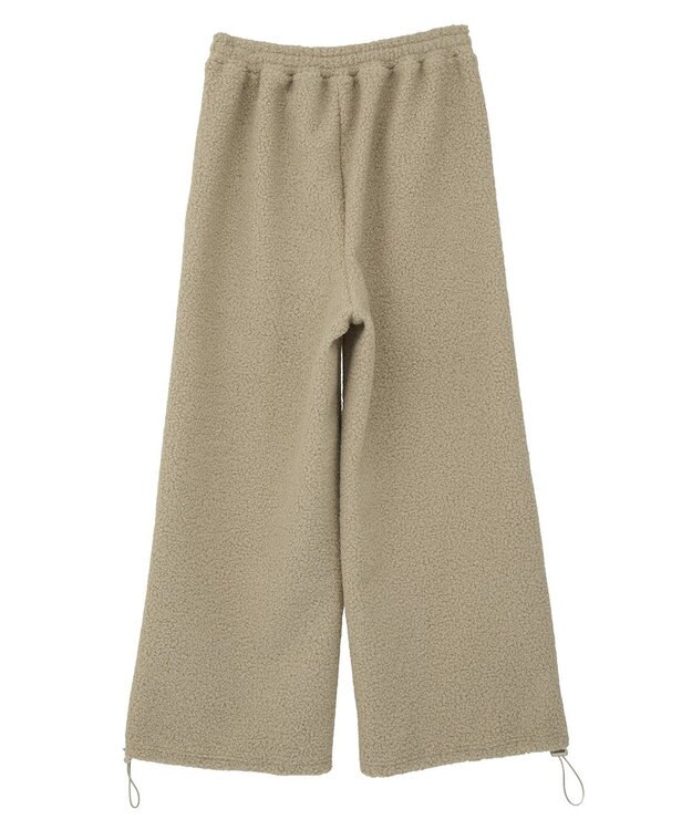 CRAFT STANDARD BOUTIQUE ブークレ風カットソーパンツ Beige