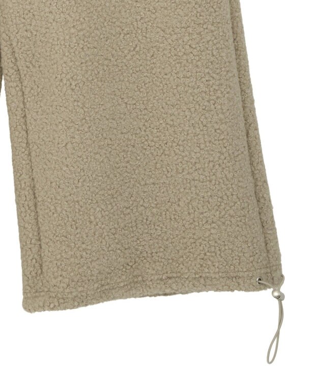 CRAFT STANDARD BOUTIQUE ブークレ風カットソーパンツ Beige