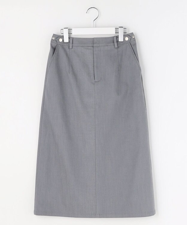J.PRESS LADIES S 【WEB限定】セルロースシャンブレー ナロー スカート 【WEB限定】グレー系