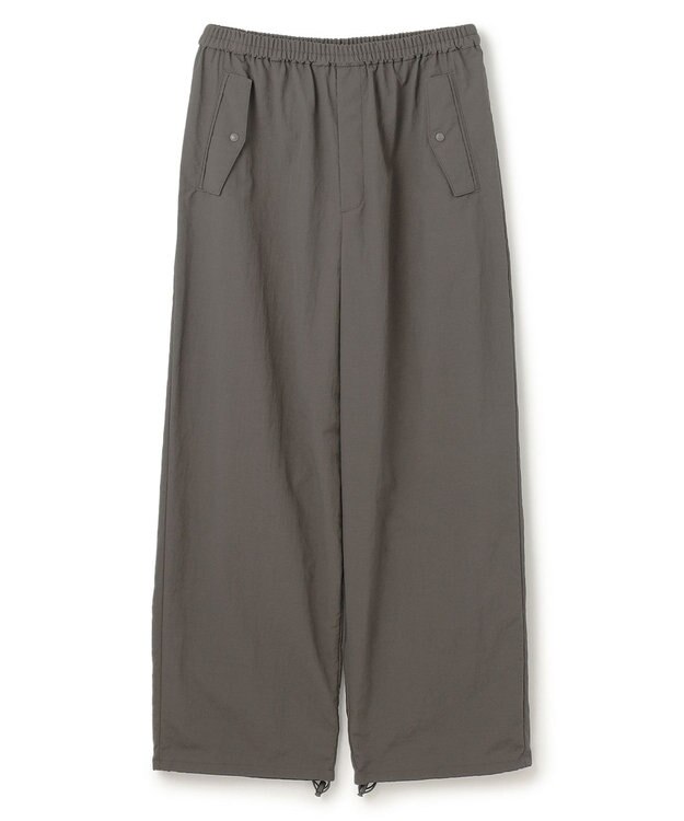 uncrave ライトプルーフナイロン パラシュートパンツ カーキブラウン