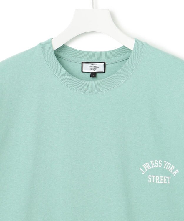 J.PRESS YORK STREET 【UNISEX】バックプリントTシャツ ピーコックグリーン系