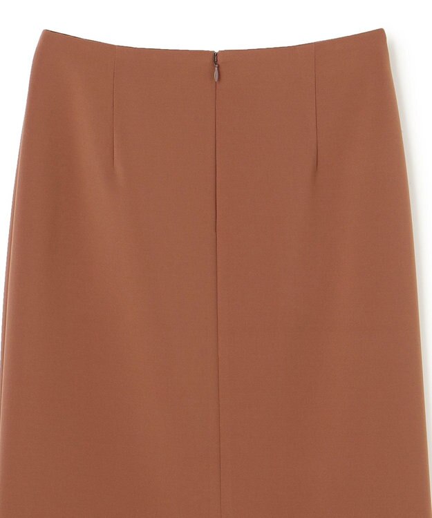 BEIGE， 【洗える】ALTHEA / ダンボールジャージーハイウエストIラインスカート Brown