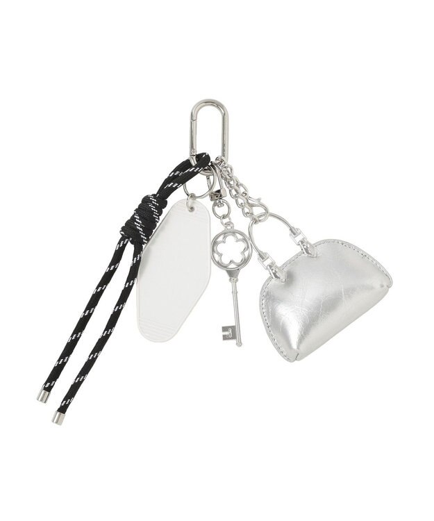 earth music&ecology ＫＥＹ＆バッグプレッピーチャーム Silver
