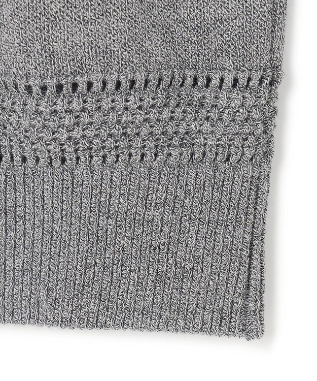 JOSEPH HOMME 【洗える】ハイツイストコード　クルーネックニット グレー系