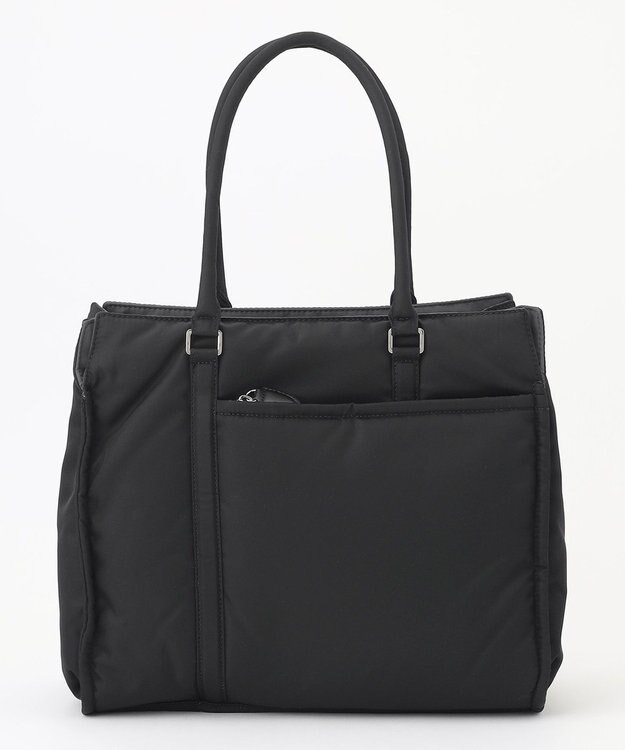 Y'SACCS 【ムック本掲載】ツイルナイロン　スクエアトート　Mサイズ ブラック