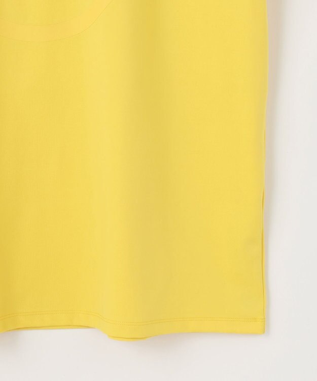 PW CIRCULUS 【UVカット / 吸水速乾 / 伸縮性抜群】【MEN】バックメッシュ切り替えモックT イエロー系