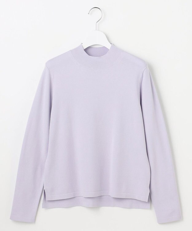 J.PRESS LADIES 【人気のため新色追加】PRINCE ハイネック ニット ラベンダー系