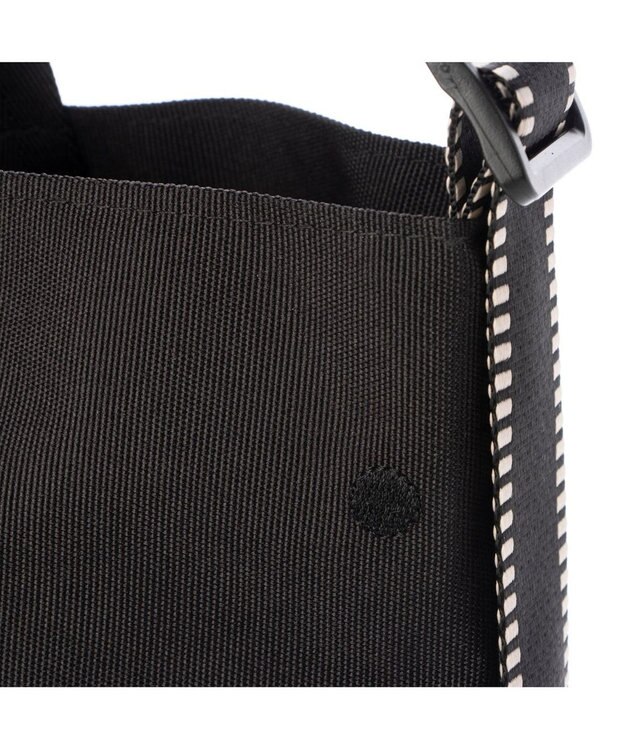 UNBILLION カシュカシュ cachecache / ドット刺繍ナイロン2wayショルダー ブラック