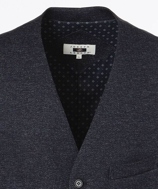 JOSEPH ABBOUD 【キングサイズ】ツィーディジャージー ベスト ネイビー系