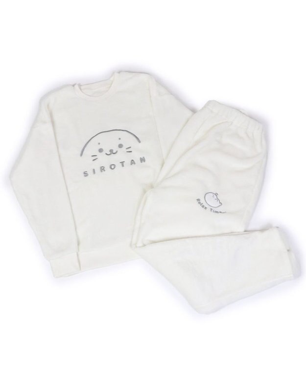 Mother garden しろたん ふわふわルームウェア ユニセックス サイズ 白~オフホワイト