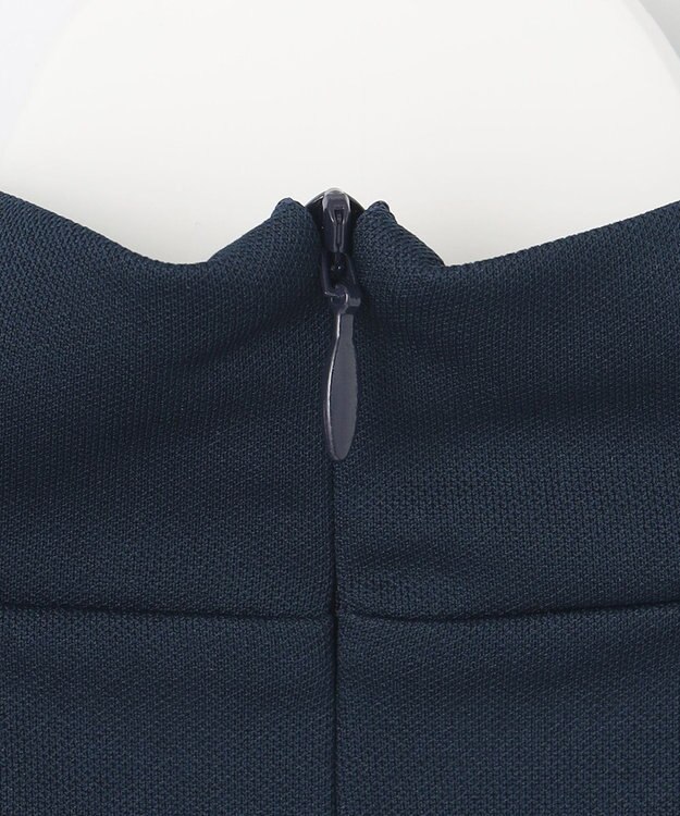 23区GOLF 【WOMEN】【吸水速乾】フレアスリーブ モックネックシャツ ネイビー系