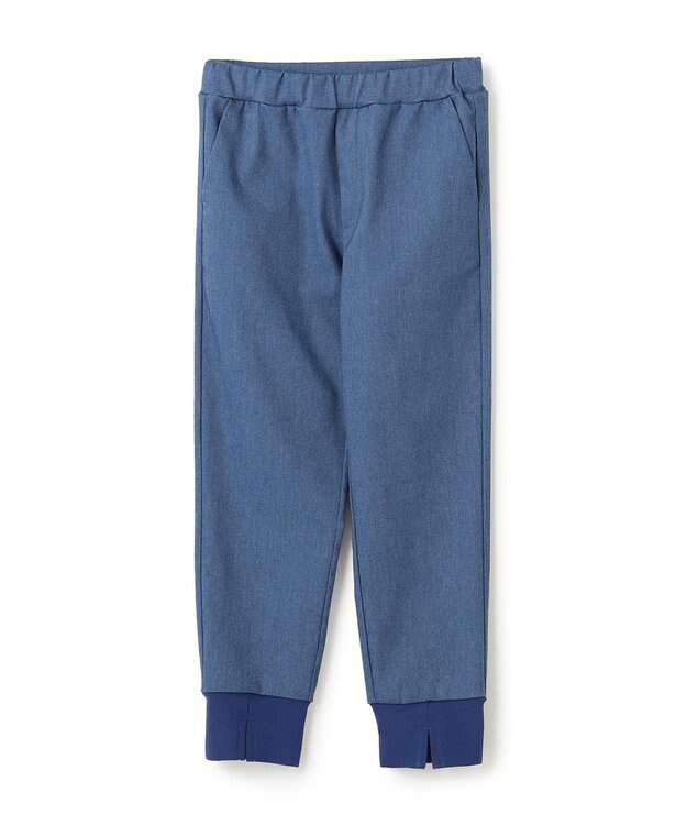 UNFILO 【110-150cm】デニムジョグパン(UNISEX) ブルー