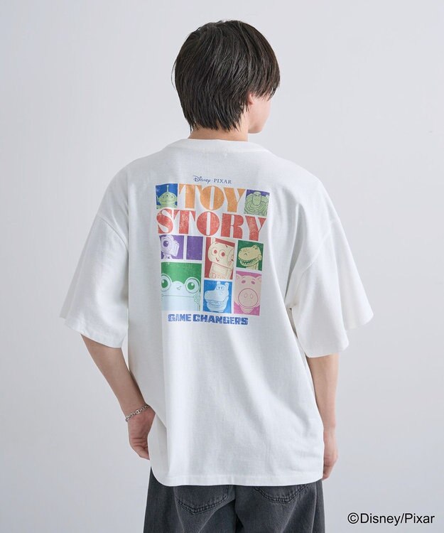 Green Parks トイストーリー／バックプリントＴシャツ Off White