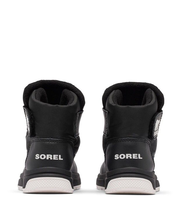 SOREL SOREL/ 【KIDS】チルドレンズ ウィットニー3 ストラップ ミッドウォータープルーフ /ソレル Black、 Sea Salt