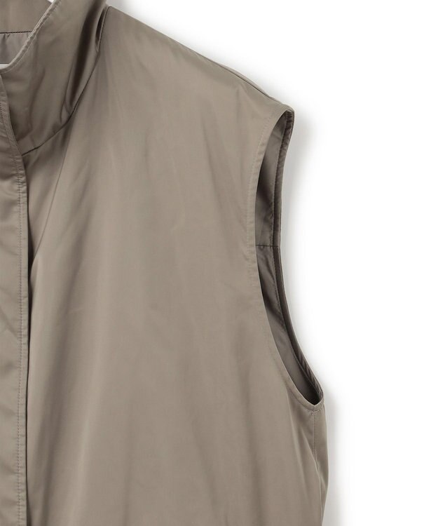 ICB 【洗える】グランウォームソフトサテン ミリタリーベスト フォーン系