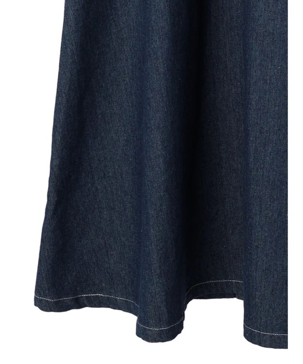 Green Parks ・ＥＬＥＮＣＡＲＥ　ＤＵＥウエストタックデニムワンピース Indigo