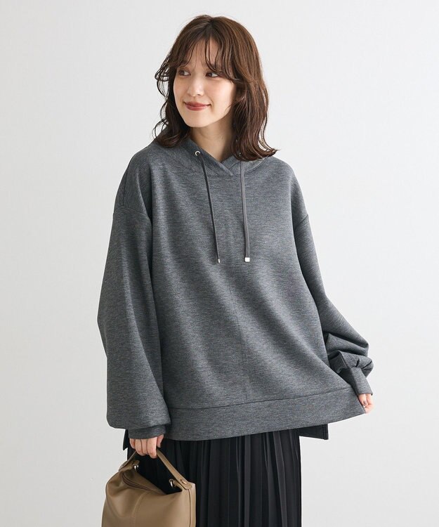 Green Parks ダンボール抜け衿プルオーバー Dark Gray