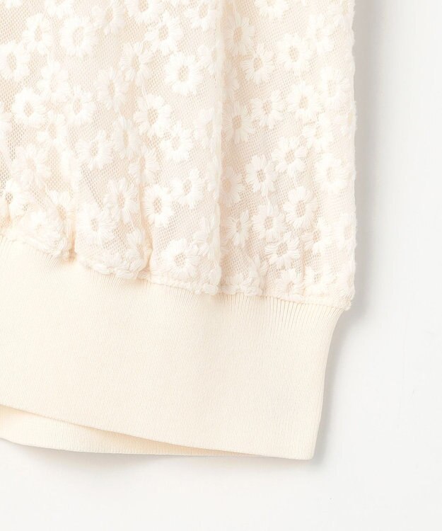 ANY SIS S レーシー ニット ブルゾン オフ